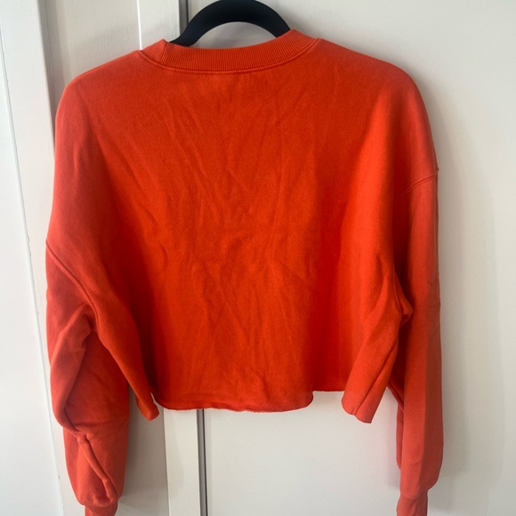 Wild Fable Orange Cropped Crewneck Sweatshirt - Picture 3 of 3